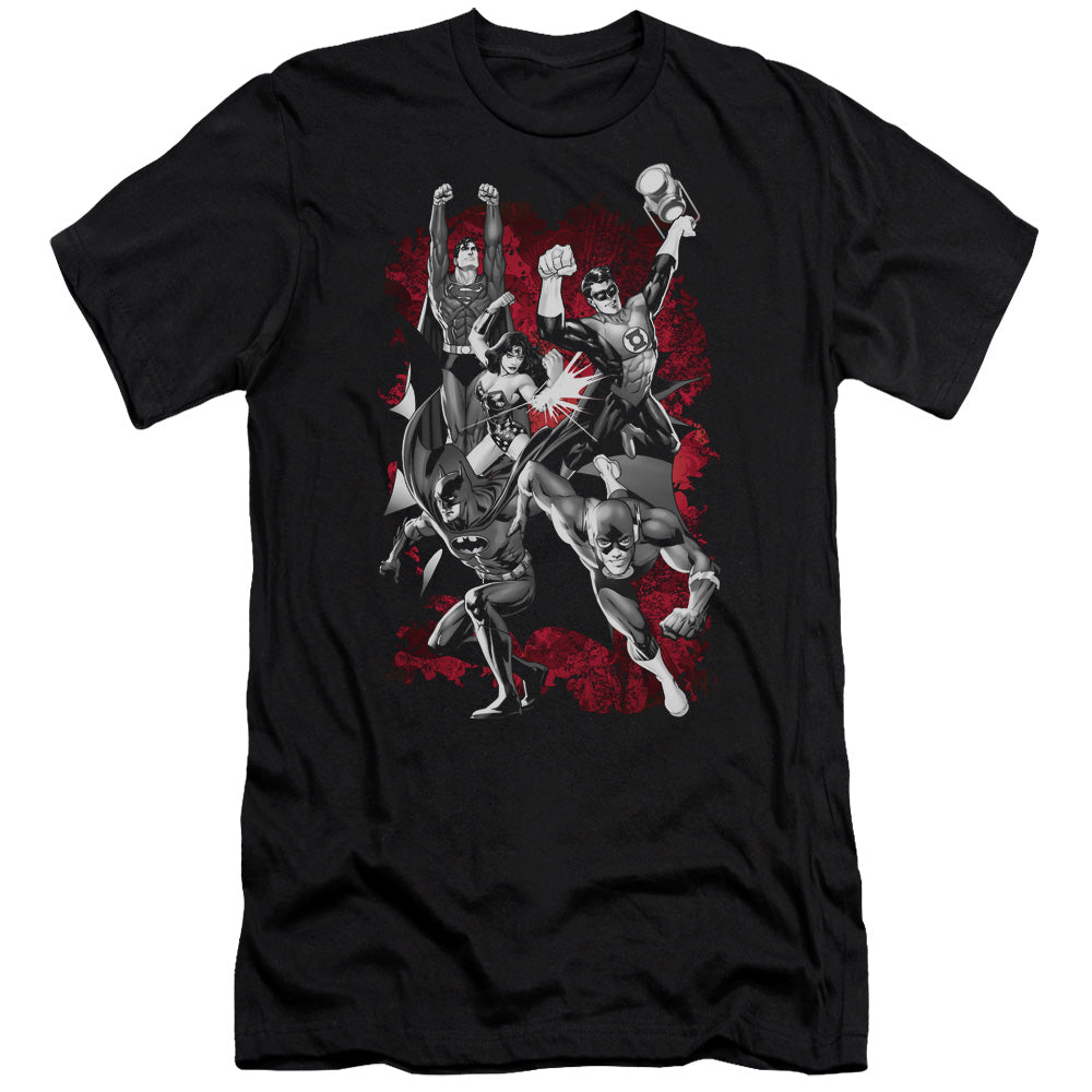 Jla - Jla Explosion-premuim Canvas Adult Slim Fit 30/1 - Black