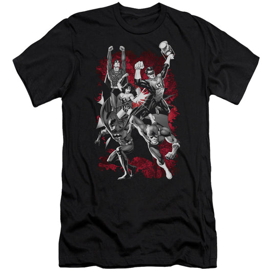 Jla - Jla Explosion-premuim Canvas Adult Slim Fit 30/1 - Black