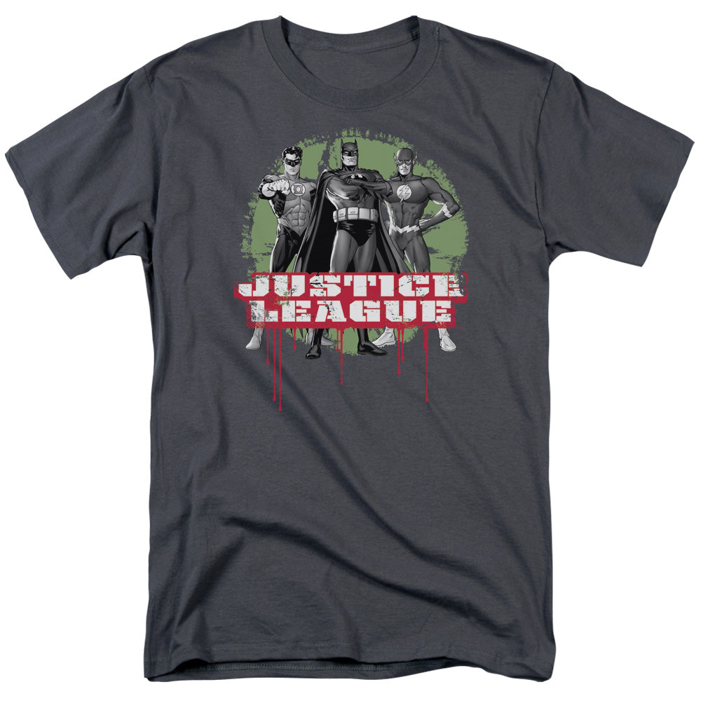 Jla - Jla Trio - Short Sleeve Adult 18/1 - Charcoal T-shirt