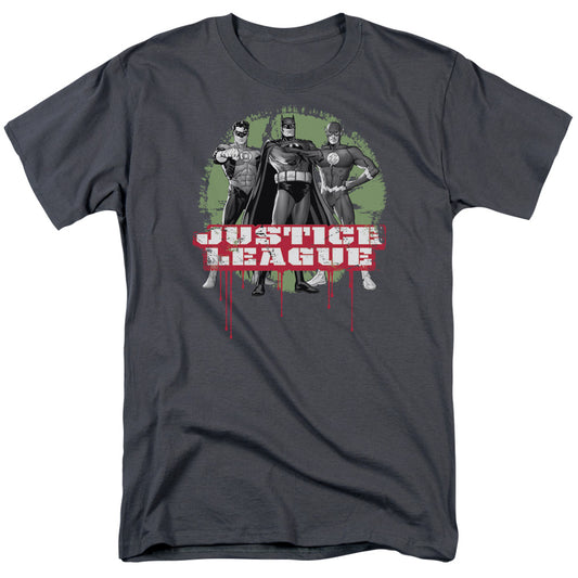 Jla - Jla Trio - Short Sleeve Adult 18/1 - Charcoal T-shirt