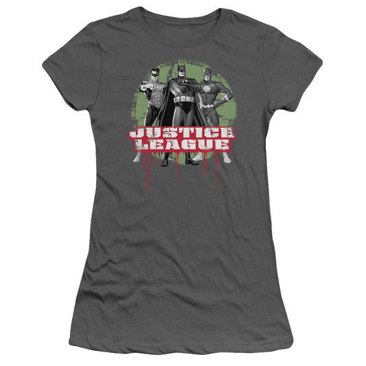 Jla - Jla Trio - Short Sleeve Junior Sheer - Charcoal T-shirt