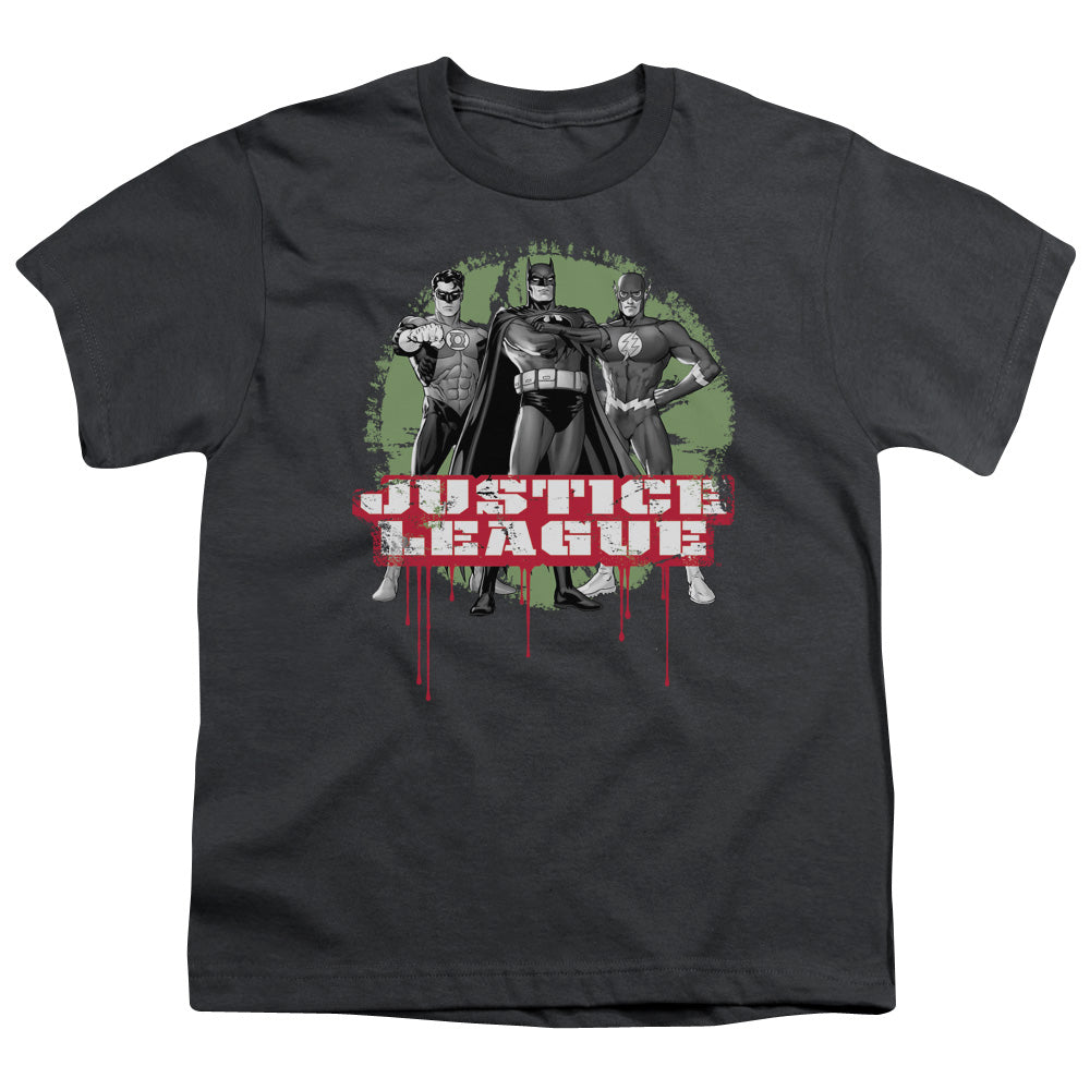 Jla - Jla Trio - Short Sleeve Youth 18/1 - Charcoal T-shirt