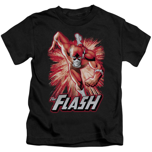 JLA FLASH RED & GRAY - S/S JUVENILE 18/1 - BLACK - T-Shirt