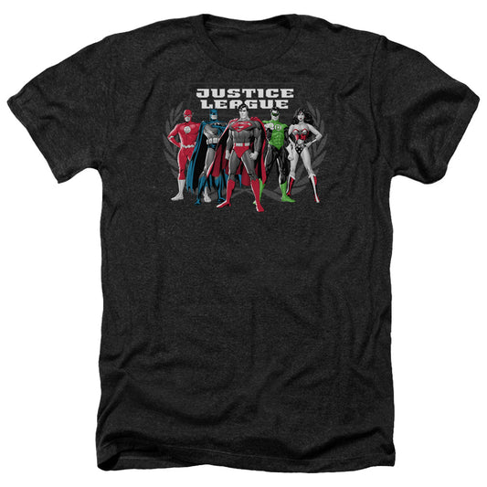 Jla - The Big Five - Adult Heather-black