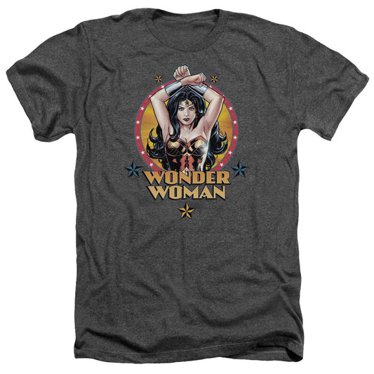 Jla - Powerful Woman - Adult Heather - Charcoal