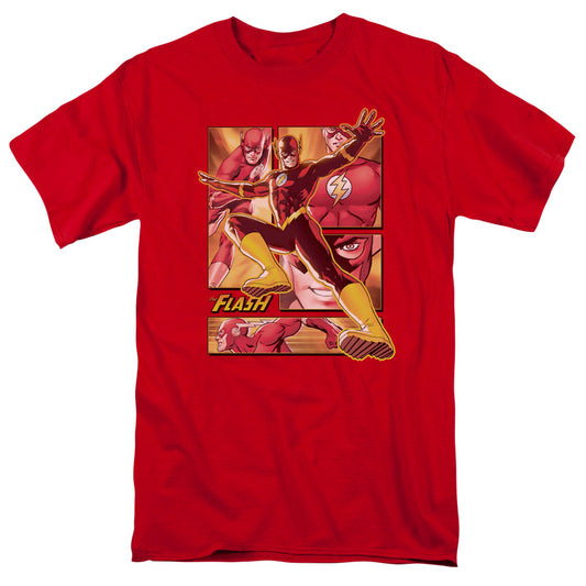 Jla - Flash - Short Sleeve Adult 18/1 - Red T-shirt