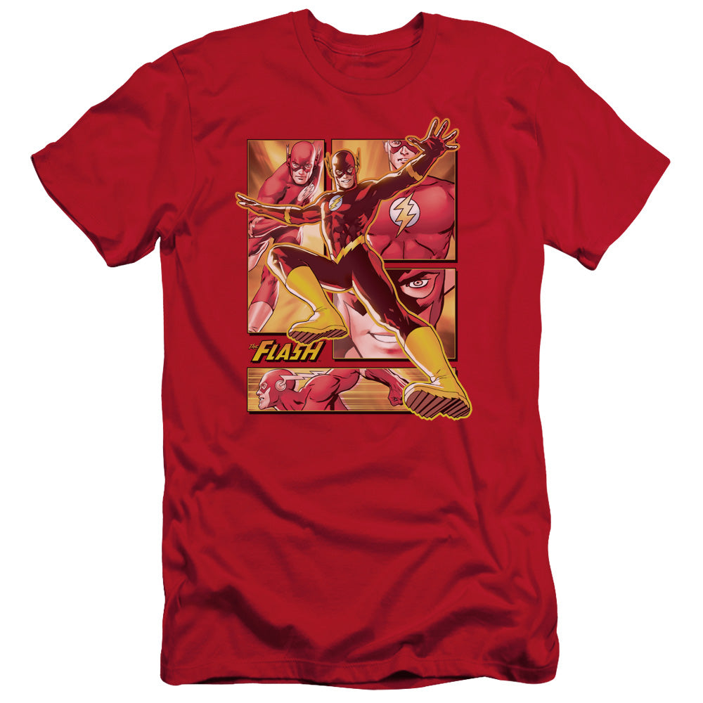 Jla - Flash - Short Sleeve Adult 30/1 - Red T-shirt