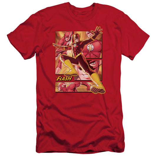 Jla - Flash - Short Sleeve Adult 30/1 - Red T-shirt