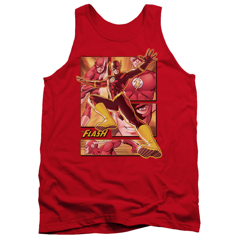 Jla - Flash - Adult Tank - Red