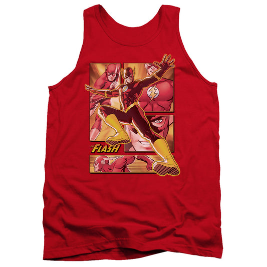 Jla - Flash - Adult Tank - Red