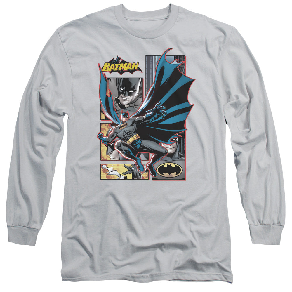 JLA BATMAN PANELS-L/S T-Shirt