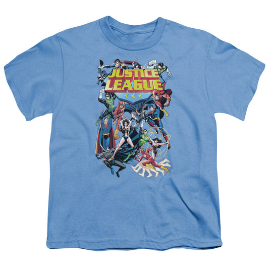 Jla - League A Plenty - Short Sleeve Youth 18/1 - Carolina Blue T-shirt