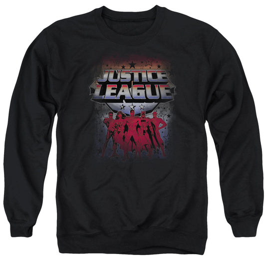 Jla - Star League - Adult Crewneck Sweatshirt - Black
