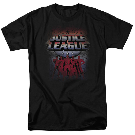 Jla - Star League - Short Sleeve Adult 18/1 - Black T-shirt