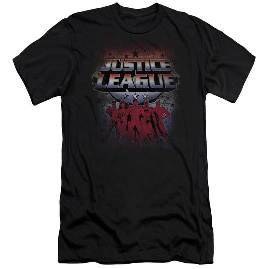 Jla - Star League - Short Sleeve Adult 30/1 - Black T-shirt