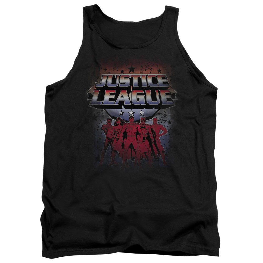 Jla - Star League - Adult Tank - Black