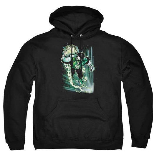 Jla - Emerald Energy - Adult Pull-over Hoodie - Black