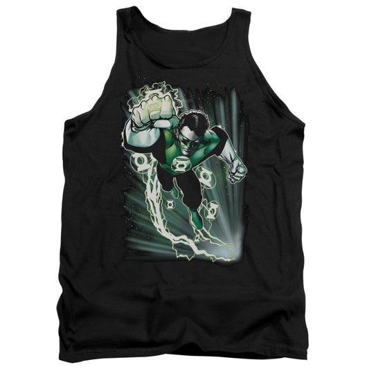 Jla - Emerald Energy - Adult Tank - Black
