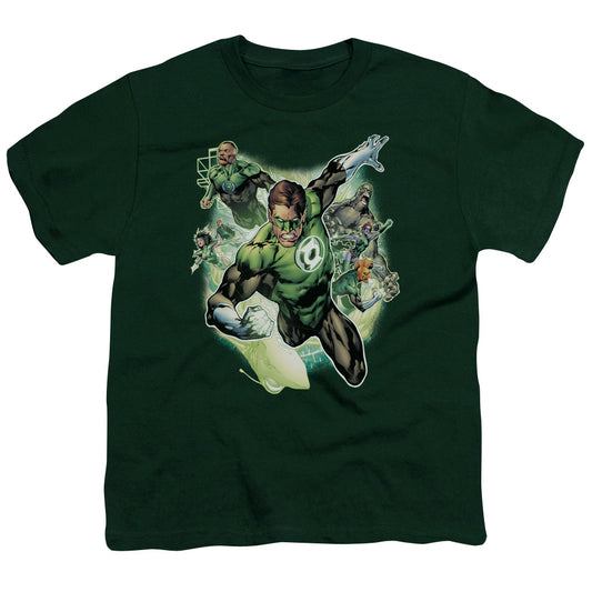 Jla - Flying Corps - Short Sleeve Youth 18/1 - Hunter Green T-shirt