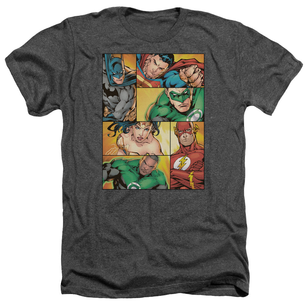 Jla - Hero Boxes - Adult Heather - Charcoal