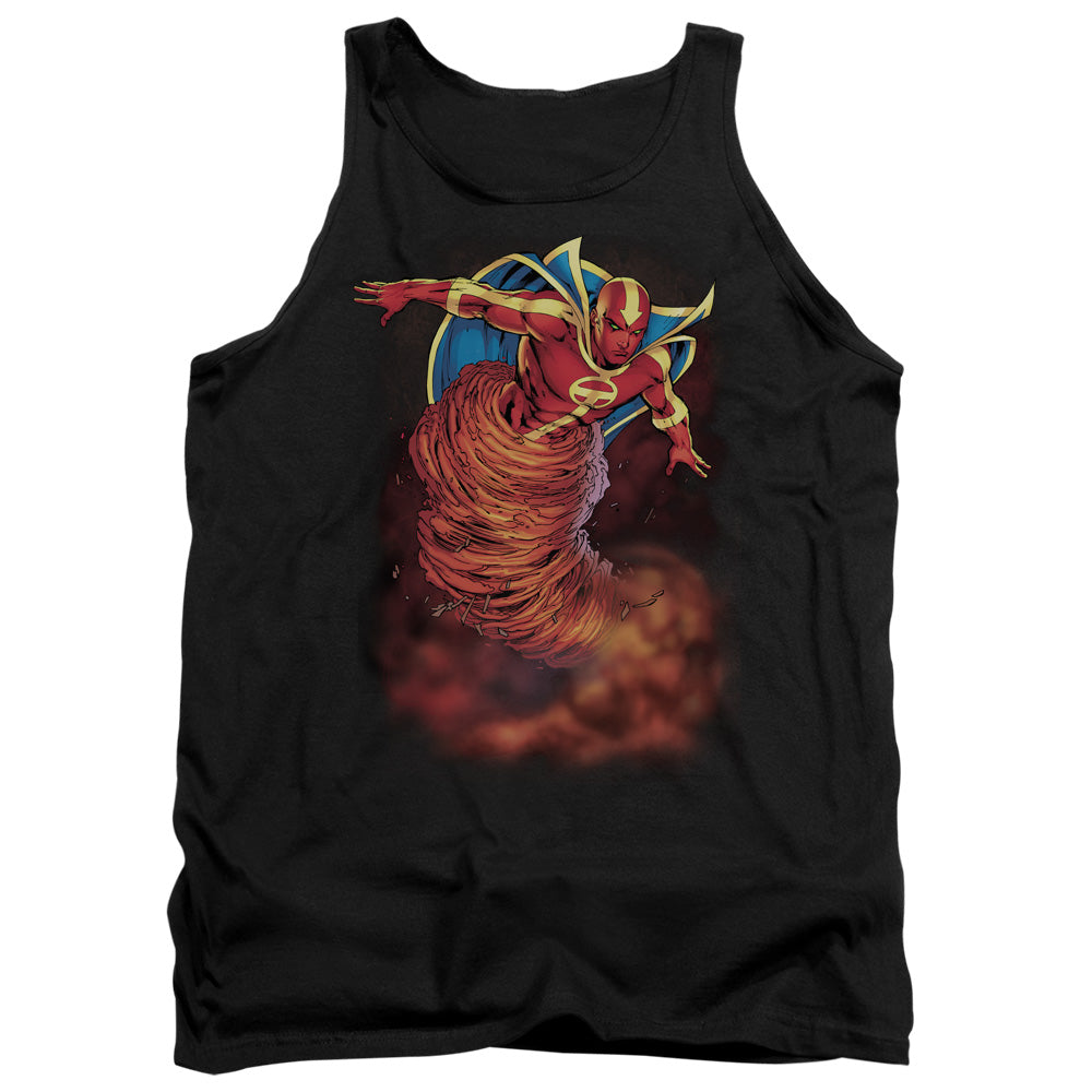 Jla - Tornado Cloud - Adult Tank - Black