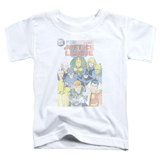 Jla - Justice League #1 Cover - Short Sleeve Toddler Tee - White T-shirt