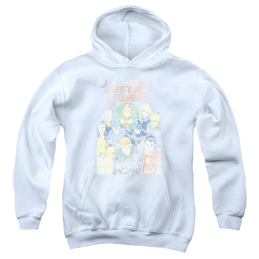 Jla - Justice League #1 Cover - Youth Pull-over Hoodie - White