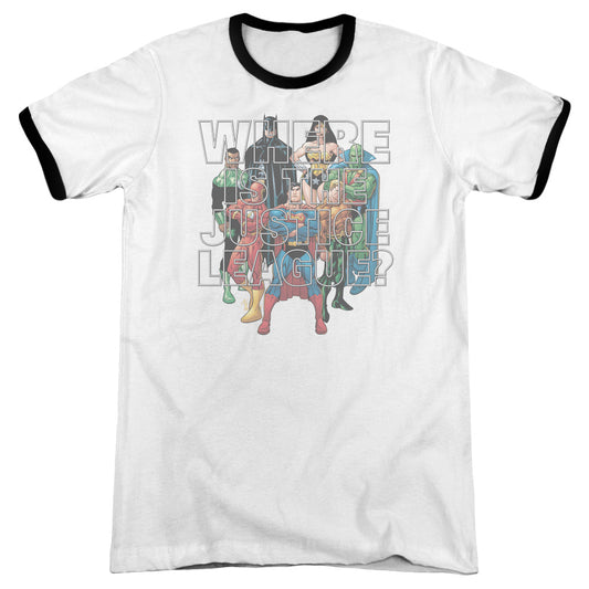 Jla Classified #1 Cover - Adult Ringer - White/black