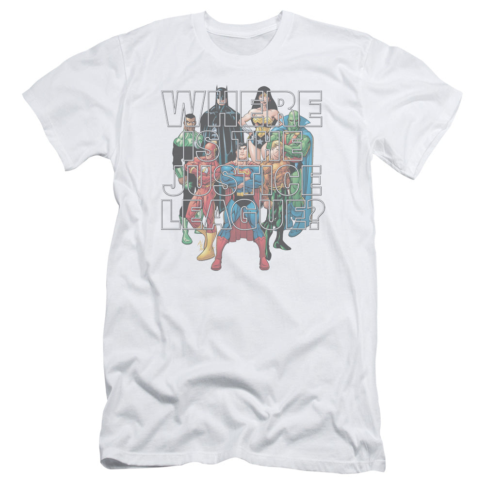 Jla - Classified #1 Cover - Short Sleeve Adult 30/1 - White T-shirt