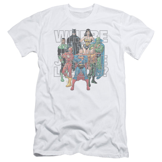 Jla - Classified #1 Cover - Short Sleeve Adult 30/1 - White T-shirt