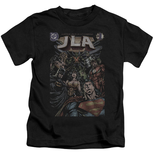 JLA #1 COVER - S/S JUVENILE 18/1 - BLACK - T-Shirt