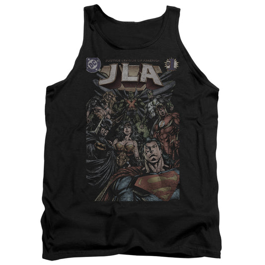 Jla - #1 Cover - Adult Tank - Black