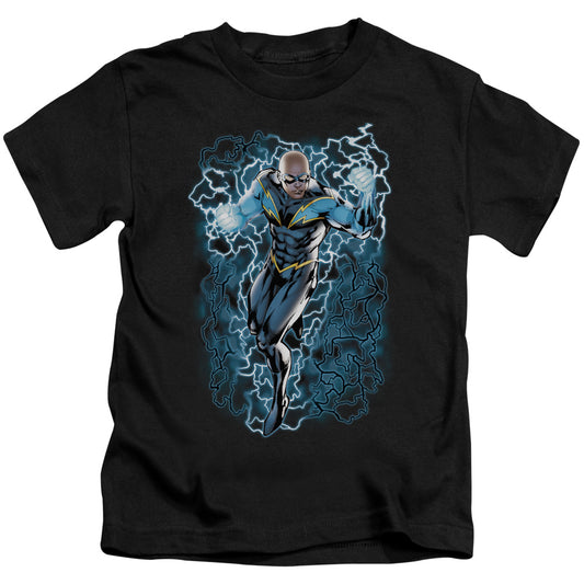 JLA BLACK LIGHTNING BOLTS - S/S JUVENILE 18/1 - BLACK - T-Shirt