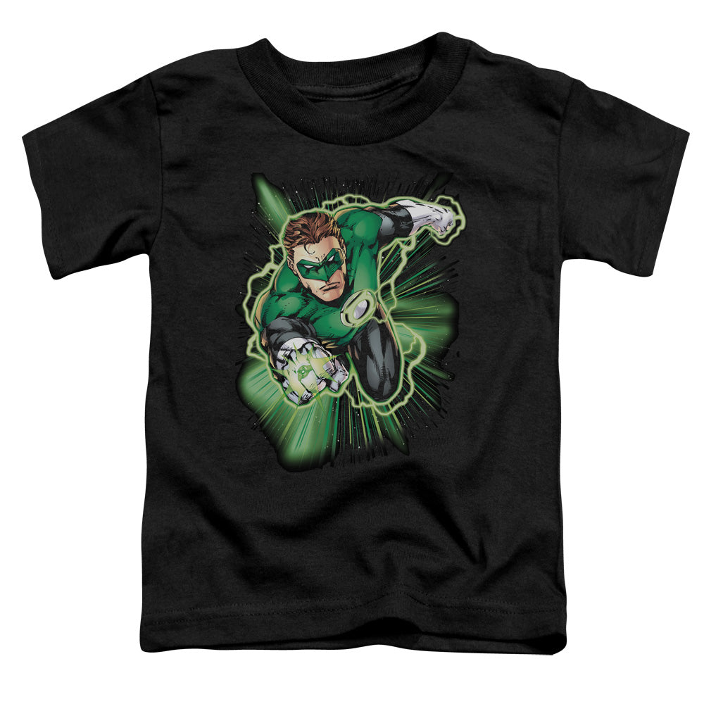 JLA GREEN LANTERN ENERGY - S/S TODDLER TEE - BLACK - T-Shirt