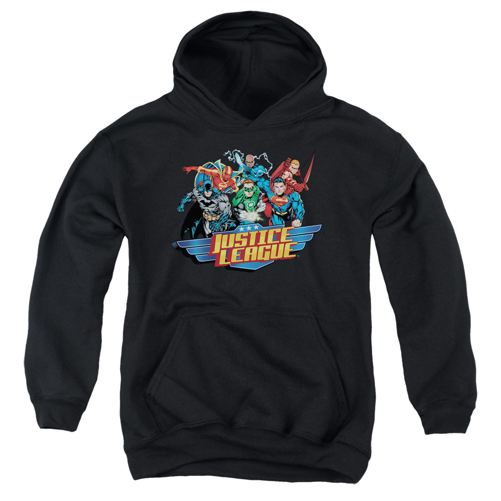 Jla - Ready To Fight - Youth Pull-over Hoodie - Black