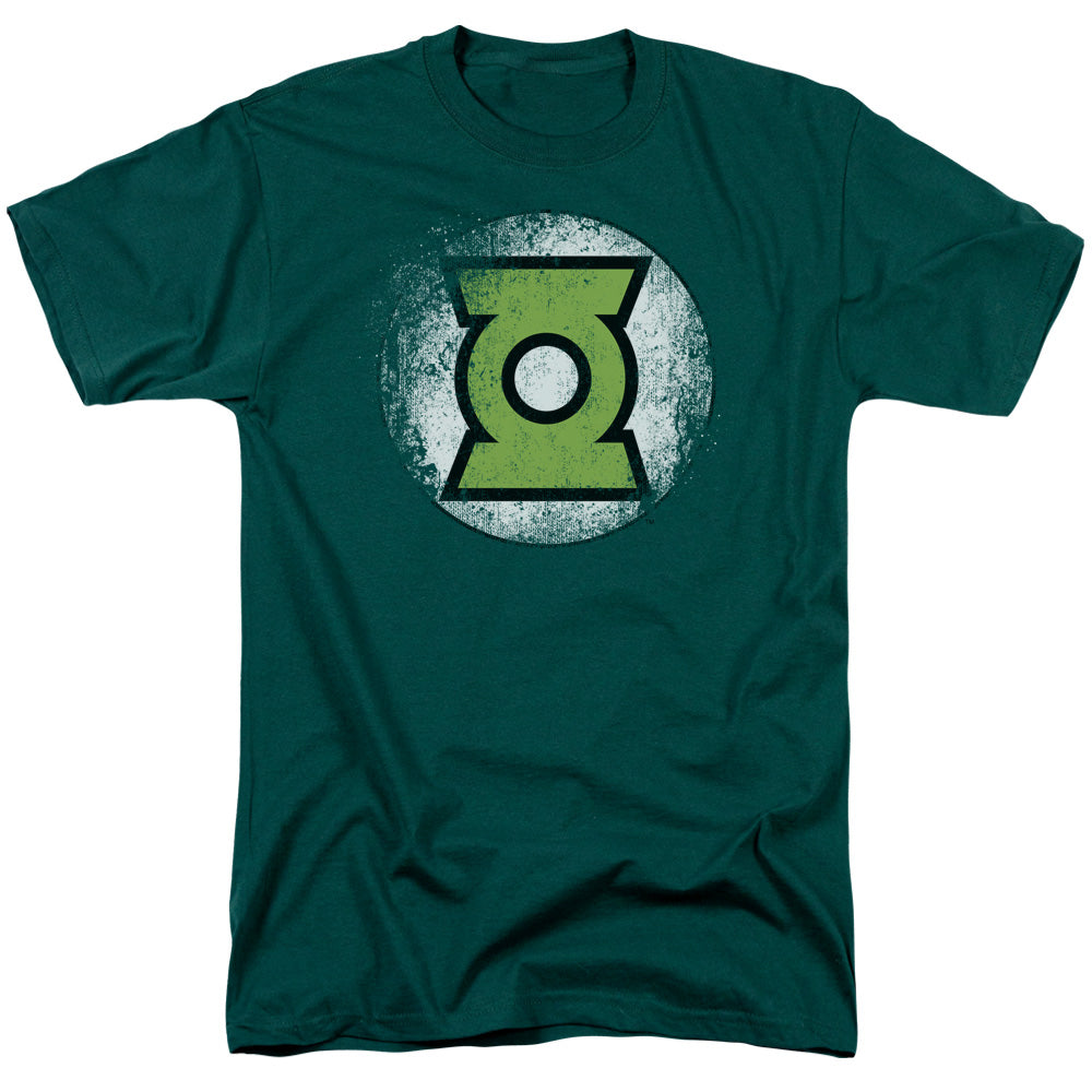 Jla - Destroyed Gl Logo - Short Sleeve Adult 18/1 - Hunter Green T-shirt