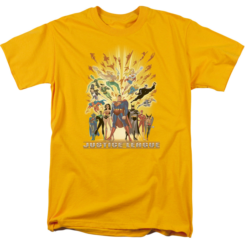 Jla - United - Short Sleeve Adult 18/1 - Gold T-shirt