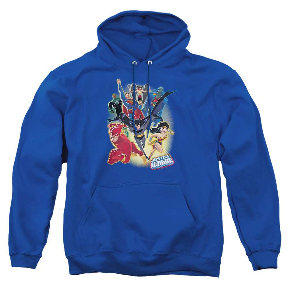 Jla - Unlimited - Adult Pull-over Hoodie - Royal Blue