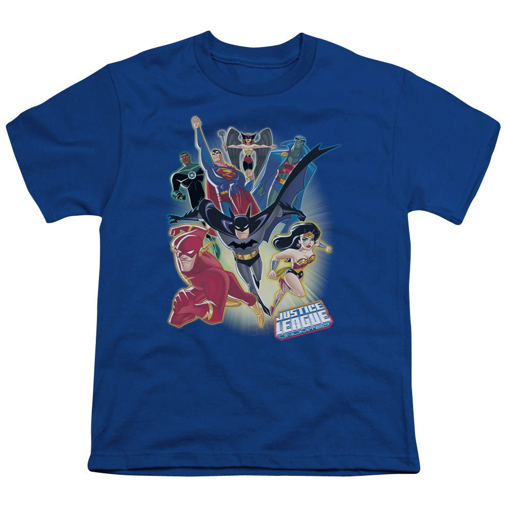 Jla - Unlimited - Short Sleeve Youth 18/1 - Royal Blue T-shirt