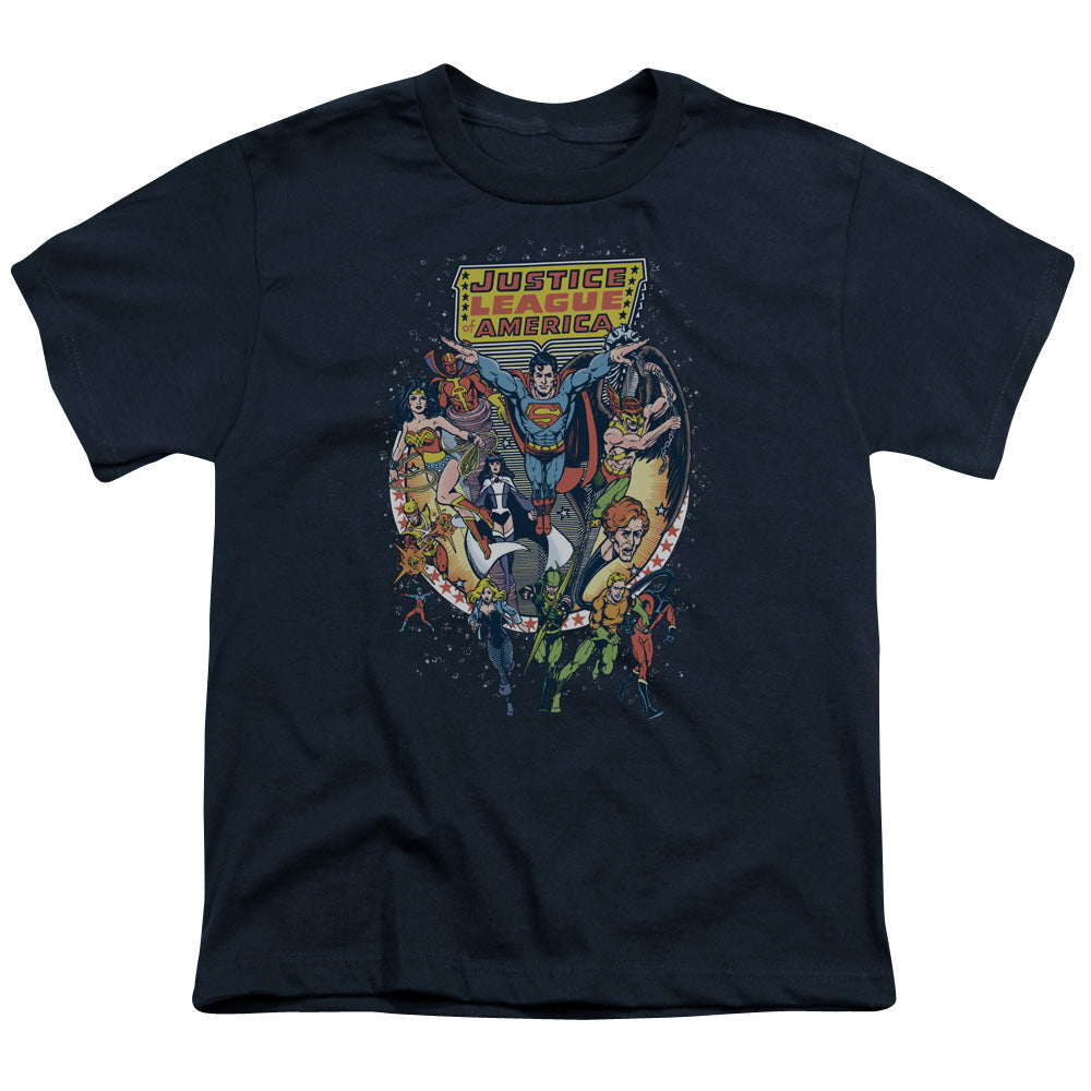 Jla - Star Group - Short Sleeve Youth 18/1 - Navy T-shirt