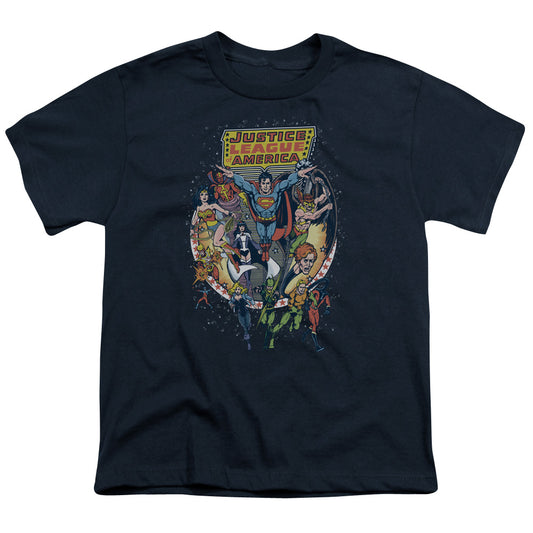 Jla - Star Group - Short Sleeve Youth 18/1 - Navy T-shirt