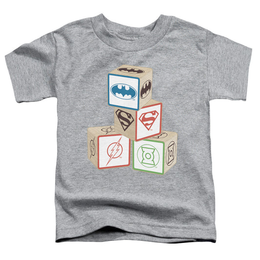 Jla - Baby Block - Short Sleeve Toddler Tee - Athletic Heather T-shirt