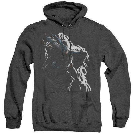 Jla - Lighting Crashes - Adult Heather Hoodie - Black