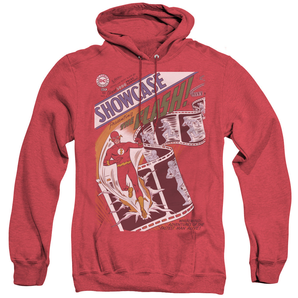 Jla Showcase #4 Cover - Adult Heather Hoodie - Red