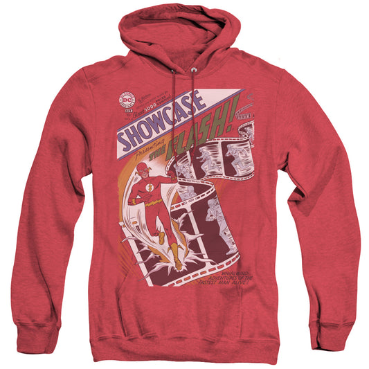 Jla Showcase #4 Cover - Adult Heather Hoodie - Red