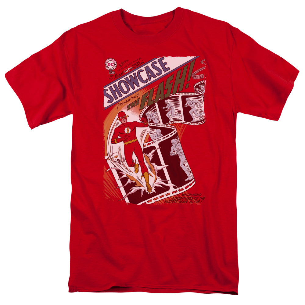Jla - Showcase #4 Cover - Short Sleeve Adult 18/1 - Red T-shirt