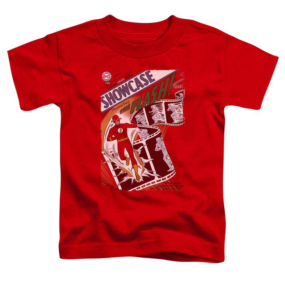 JLA SHOWCASE #4 COVER - S/S TODDLER TEE - RED - T-Shirt