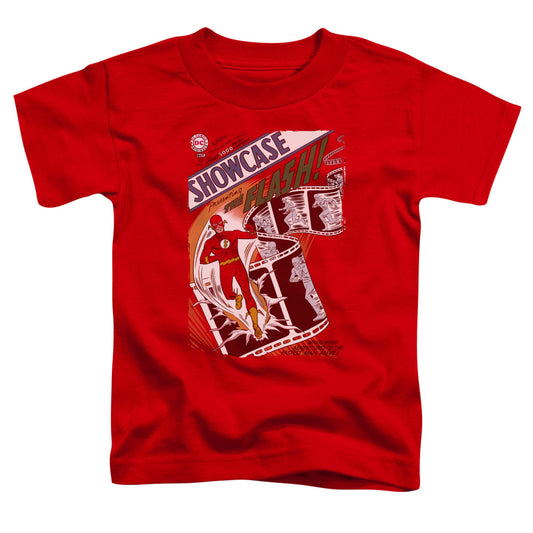 JLA SHOWCASE #4 COVER - S/S TODDLER TEE - RED - T-Shirt