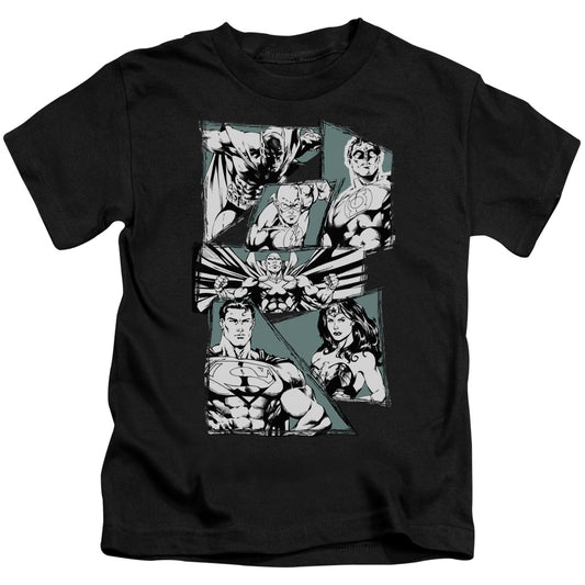 JLA A MIGHTY LEAGUE - S/S JUVENILE 18/1 - BLACK - T-Shirt