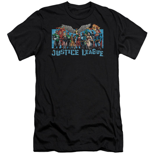 Jla - League Lineup - Short Sleeve Adult 30/1 - Black T-shirt